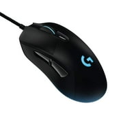 Logitech G403 Hero 25K Gaming Mouse, Lightsync RGB, Lightweight 87G+10G optional, Braided Cable, Black