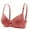 Red, variant on Einccm Women's Wireless Front Buckle Thin Lace Bra for Everyday Comfort, Breathable Nylon Fabric, Super-Soft Stretch, Lightweight Support, Perfect for Daily Wear