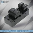 thumbnail image 2 of ECCPP Power Window Switch Door Lock Switch Front Driverâ€s Side Fits For 2003-2008 For For Lexus RX330 2003-2008 For For Lexus RX350 2003-2008 For For Lexus RX400H OE 84040-48140, 2 of 6