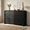 7 Drawers-Black, variant on Homall 6 Drawer Dresser for Bedroom, Modern Dresser Chest of Drawers with Rounded Corners & Handleless Design, Wide Wood Storage Dresser Organizer for Bedroom, Living Room, Natural