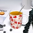 thumbnail image 5 of Disketp Cute Mushroom Large Coffee Mug with Handle Tea Cup Novelty Coffee Cup for Men Women Office Work, 5 of 6