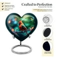 thumbnail image 3 of Cardinal Bird Cremation Urns For Women, Decorative Urns, Cremation Urn For Human Ashes, Heart Keepsake Urn, Small Urns For Human Ashes, Burial Urns For Adult Human Ashes, Heart Urn 3 Inch, 2PCS, 3 of 5