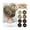 2, variant on Synthetic Messy Donut Hair Bun - Elegant Tousled Updo Chignon with Elastic Band
