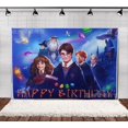 thumbnail image 3 of KAYOU - Decoración para fiesta de cumpleaños con globos de Harry Potter, vajilla desechable, plato, servilleta, pancarta para niños, suministros para baby shower, 3 of 5