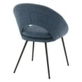 thumbnail image 5 of Millie Accent /Dinning Chair in Navy Fabric and Black Legs, 5 of 7