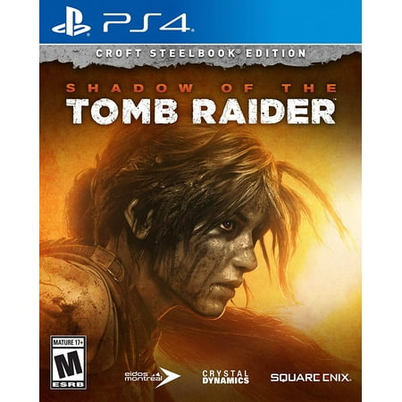 Shadow of Tomb Raider Croft Edition Steelbook, Square Enix, PlayStation 4,