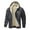 Grey, variant on Men's Sherpa Hoodie Jacket Lined Zip Up Warm Hoodies Sweatshirt Winter Casual Hooded Coat Plus Size Christian Faith Outdoor Thermal Jacket with Zipper Pockets