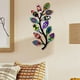 thumbnail image 5 of Rama de Multicolor, Arte de la pared Decoración, silueta, estatua de jardín, letrero colgante de pared para baño, decoración Estilo A Macarena  Mural, 5 of 8