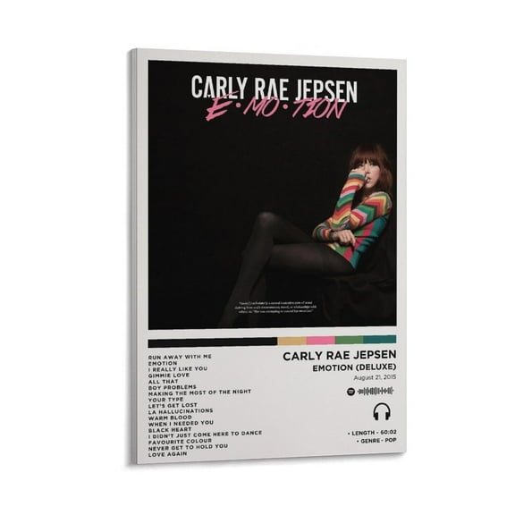 Carly Rae Jepsen Emotion Canvas Poster Wall Decorative Art Painting Living Room Bedroom Decoration Gift