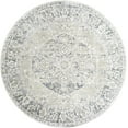 thumbnail image 5 of Livabliss Washable Rugs for Living Room, 7ft Round Lillian Traditional Gray Round Area Rug, Bedroom Dining Room Home Decor Stain Resistant Carpet (6'7" x 6'7"), 5 of 9
