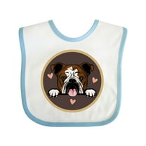 Inktastic English Bulldog for Dog Lover Girls Baby Bib