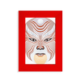 thumbnail image 1 of Pékin Tête d'Opéra Coloré Weishuihe Image Affichage Art Cadre Photo Rouge, 1 of 4