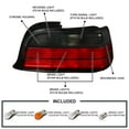 thumbnail image 3 of Spec-D Tuning Red Smoke Lens Tail Lights Compatible with 1992-1998 BMW E36 3-Series 2Dr Coupe & Convertible, Left + Right Pair Assembly, 3 of 7