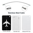 thumbnail image 2 of Luggage Tags For Suitcases, 6 Pack Luggage Labels Aluminium Alloy Suitcase Tags With Steel Loop For Travel Baggage Identity zhangyuxiang LED, 2 of 2