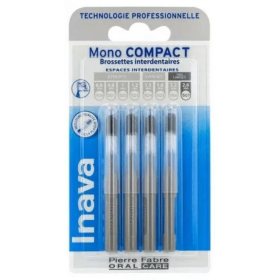 Mono Compact 4 Brossettes Interdentaires de Inava