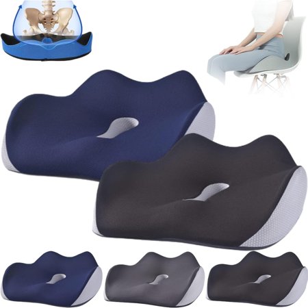 Cushion computer chair non-slip fart cushion memory foam cushion home office comfortable sedentary buttock protection seat cushion