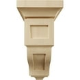 thumbnail image 2 of Ekena Millwork 5"W x 5 3/4"D x 10"H Medium Reyes Wood Corbel, Rubberwood, 2 of 4