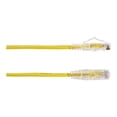 thumbnail image 2 of Black Box Slim-Net - Patch cable - RJ-45 (M) to RJ-45 (M) - 10 ft - UTP - CAT 6 - booted, molded, stranded - yellow, 2 of 2