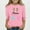 Pink, variant on OGLCCG Mothers Day Shirt for Kids Girls I Love My Mama Tees Casual Cute Printed Summer Crewneck 3/4 Sleeve Happy Mothers Day T-Shirt 3-12 Years