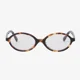 thumbnail image 1 of (W) Miu Miu Regard Sunglasses Blue Lens Honey Tortoiseshell Acetate Alt Fit, 1 of 5