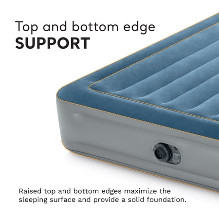 INTEX 15″ QUEEN ESSENTIAL REST DURA-BEAM DELUXE AIRBED MATTRESS WITH BUILT IN PUMP