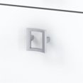 thumbnail image 3 of Bureau par Kathy Ireland Echo L Bureau en Forme avec Classeur en Blanc, 3 of 7