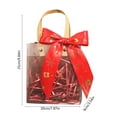 thumbnail image 4 of Wzzjkit Valentines Day Gift Bags Love Tote Bag with Clear Window Bow Treat Goodies Bag for Wedding Holiday Party Gift Giving Classroom Exchange Prizes, 4 of 7