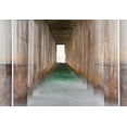 thumbnail image 2 of Peterson, Lee 24x18 White Modern Wood Framed Museum Art Print Titled - Under Scripps Pier II, 2 of 4
