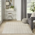thumbnail image 3 of Nourison Serenity Home Geometric Ivory 3'11" x 5'11" Area Rug (4x6), 3 of 10