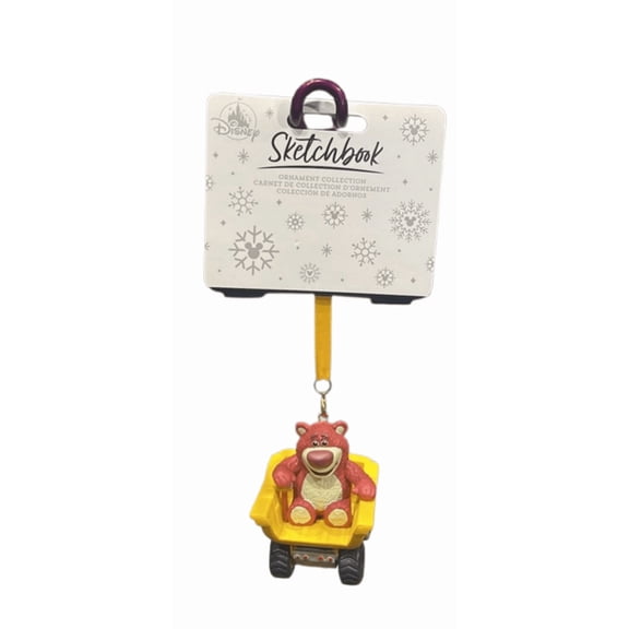 Disney Parks Toy Story Lotso Sketchbook Christmas Ornament New with Tag