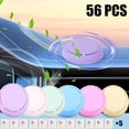 thumbnail image 2 of [56 Count] Adhesive Solid Air Fresheners for Home & Car - Long-Lasting Odor Eliminator for Closet & Bathroom, Reusable Sticky Pads with Adjustable Scent, Non-Toxic Deodorizer for Cabinets, 2 of 11