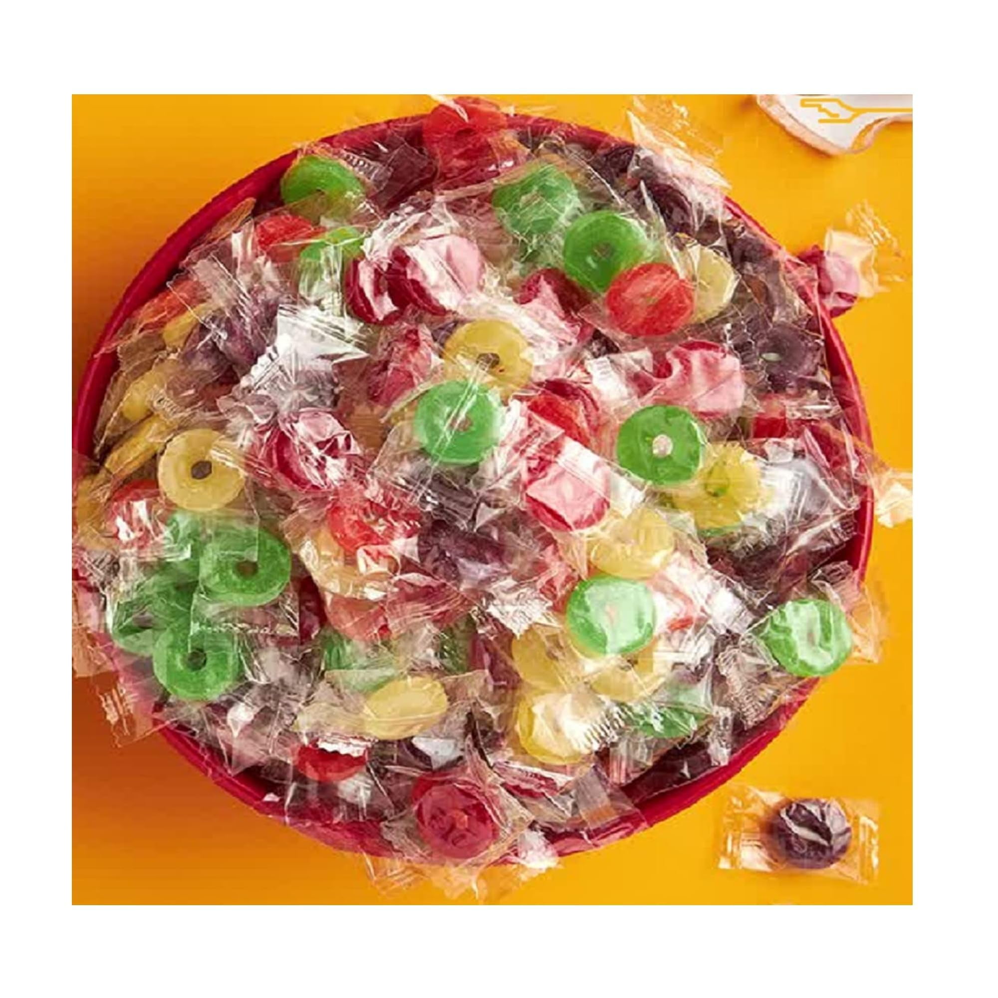 Life Savers Hard Candy 5 Flavors - 2 lbs of Candy - Individually Wrapped - Cherry, Watermelon, Orange, Pineapple, and Raspberry - Perfect for Stocking the Pantry
