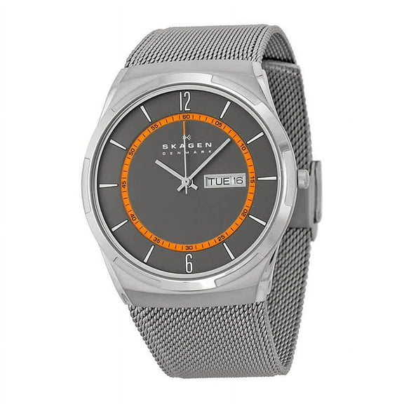 Skagen Men's Melbye Grey Dial Grey Mesh Watch SKW6007