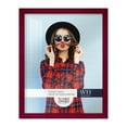 thumbnail image 2 of Bold Burgundy Solid Wood Picture Frame, 11 x 14, 2 of 7