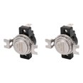 thumbnail image 4 of Thermal Control Switch, Quick Action 250V Thermostat Temperature Switch Non Arc Pulling U Shaped Cover High Power Safe  For Motor 60 Degrees Celsius ,80 Degrees Celsius ,90 Degrees, 4 of 8