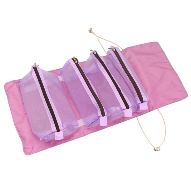 Neceser de maquillaje con tirantez para juego de brochas de Violeta Zulema Neceser de viaje