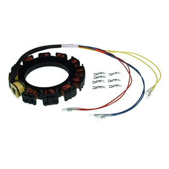 Stator, 9amp 1 Piece Flywheel Mercury 70-115hp w Switch Box Force 40-120 SportJet 90/120 Pro #: 174-8778 X-Ref #: 398-8778A23, 26, 27 18-5873, 8778A23, 8778A26, 8778A27