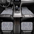 thumbnail image 7 of Car Floor Mats Set of 4, Oriental Persian Turkish Carpet Pattern Vehicle Front Rear Carpets Mats Car Floor Rugs Non-Slip Auto Foot Mats Car Accessories Universal Fit for Car SUV Truck Van, 7 of 7