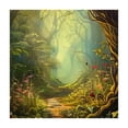 thumbnail image 4 of Acheng Fantasy Art Square Tablecloth Waterproof 100% Polyester Fiber 46*46, 4 of 8