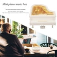 thumbnail image 4 of Música Melody Box Modelo Piano Suministros Holiday Retro Ligerosos Mini Ornamentos para Decoraciones Souvenirs, 4 of 6