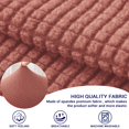 thumbnail image 6 of Couch Arm Covers for Chairs Stretch Armchair Cover Polyester Office Chair Armrest Covers for Sofa, Anti-Stain Arm Chair Slipcover Washable Chair Arm Protectors - Pack of 2 - Brick Red, 6 of 8