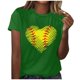 thumbnail image 1 of Blusa informal de manga corta con cuello redondo y estampado suelto de verano para mujer con estilo OAVQHLG3B Store  lin121212, 1 of 4