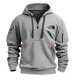 thumbnail image 3 of 2024 Drop Shoulder Hooded Sweatshirt Men Women Large Size Loose Pullover Fashion Sweatshirt Multi Pocket Zipper S-3XL, 3 of 5
