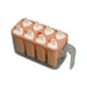 thumbnail image 2 of Película de helado Ice Ball Maker | Molde triangular de fácil liberación de 8 rejillas | Material PS duradero a prueba de olores de grado alimenticio | Desmoldeo rápido | 13x10x6.5cm | Verde Naranja, 2 of 4