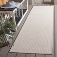 thumbnail image 2 of SAFAVIEH Terrace Eadaoin Geometric Indoor/Outdoor Runner Rug, Beige/Ivory, 2'3" x 8', 2 of 11