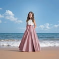 thumbnail image 2 of Tfken Girls Dresses Soft Comfy Holiday Travel Girls Tutu Dresses A Line Party Fashion Comfortable Bowknot Tie Child Classic Clothes Size 3-4 Years, 2 of 4