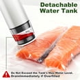 thumbnail image 6 of TOCOKEID Metal Handheld Vacuum Sealer, 60kPa Portable Food Sealer with Detachable Tank, 30 Bags & 2 Clips for Kitchen, Camping, Travel Storage, 6 of 10