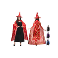 thumbnail image 1 of Disfraz De Halloween Capa Con Capucha Manto De Halloween Bruja Cosplay Adulto Xtellar rojo, 1 of 4