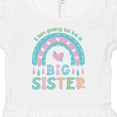 thumbnail image 4 of Inktastic Rainbow Hearts I Am Going to Be a Big Sister Girls Baby Dress, 4 of 5