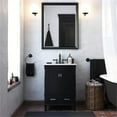 thumbnail image 3 of DHP Otum 24 Inch Bathroom Vanity with Sink, Black Wood, 3 of 14